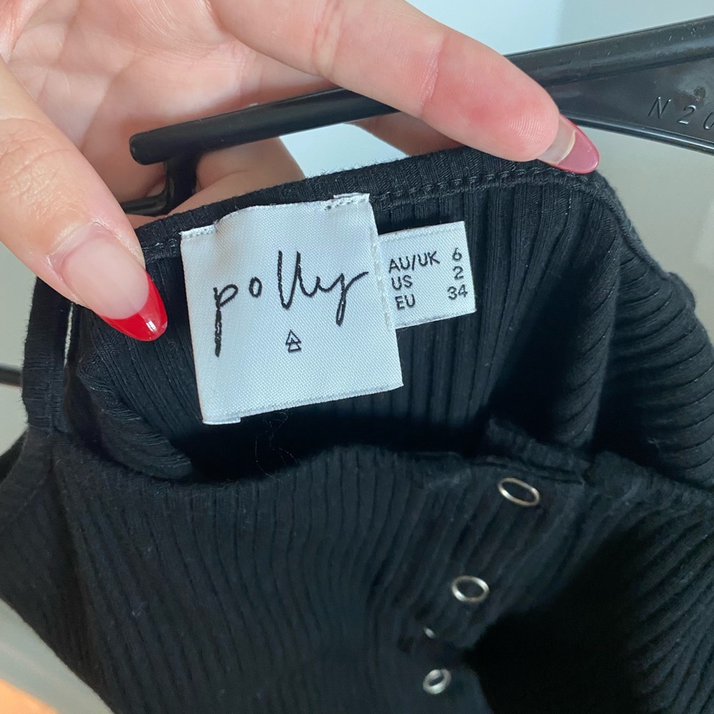 Princess polly bodycon button dress